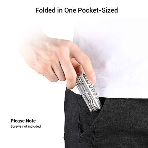 SMALLRIG Folding Tool Set with Screwdrivers and Hex Key Wrenches, Tool Set with Seven Functional Tools Included - 2213