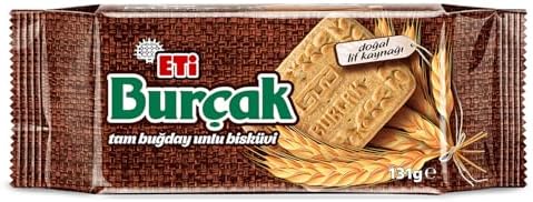 Eti Burçak Tam Buğday Unlu Bisküvi 131 g x 24 Adet - Görsel 2