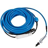 9995861-DIY 2-PIN Blue Swivel Cable 60FT/18M Replacement for Dolphin Pool Cleaners Nautilus (Old), DX3, Advantage Plus, Endeavor, Atlantis, Primal X3, DX3S, Orion, M3, Saturn (Old), Quest, Neptune