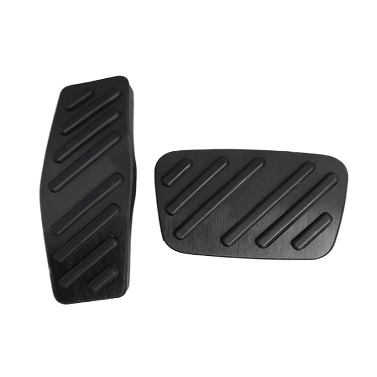 XYHGM Anti-Slip Aluminum Gas Brake Pedal Cover for Chevy Equinox Impala Cruze Blazer Traverse,for GMC Acadia Terrain,for Calilac XT5 XT6 and for Buick Enclave Encore Regal Foot Pedal Pads 2PCS(Black)