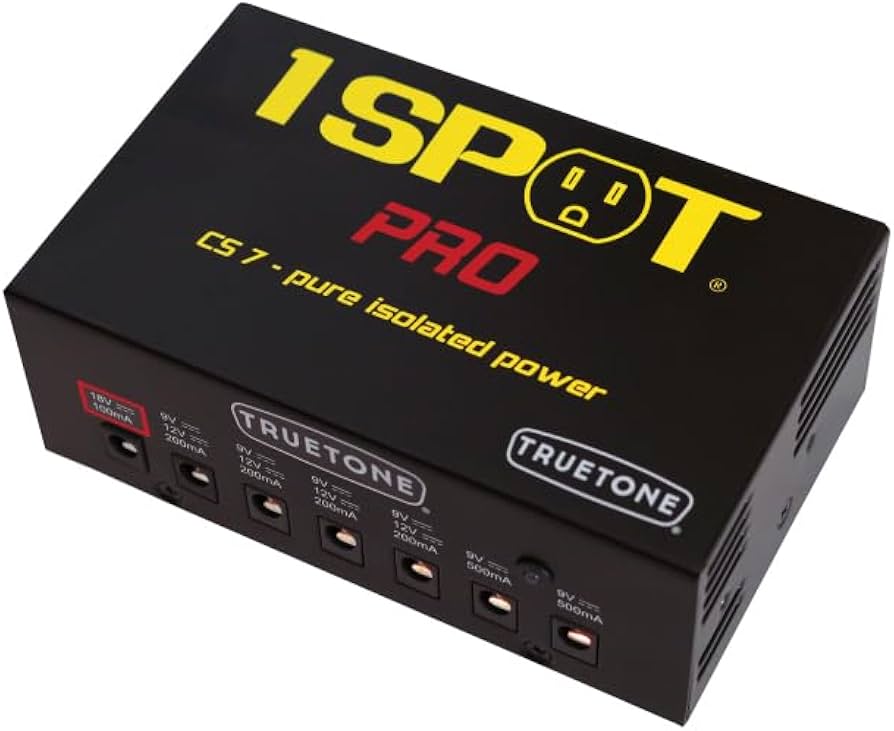 ギター Truetone 1 SPOT Pro CS7 Amazon.com: 1 SPOT Pro CS7 Guitar Pedal Power Supply with 7