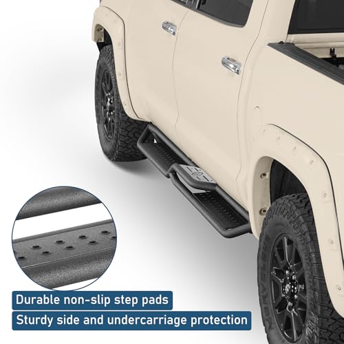 Estribos laterales Hooke Road para Toyota Tundra 2007-2021 miniatura 3