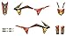 Blackbird kit adesivi grafiche modello Rockstar Energy compatibile con Ktm Exc Exc f 125 200 250 300 350 450 500 2012 - 2013 Ktm Sx Sxf 125 250 300 350 450