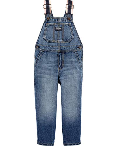 Osh Kosh Boys' Toddler World's Best Overalls, Bright Ocean, 4T