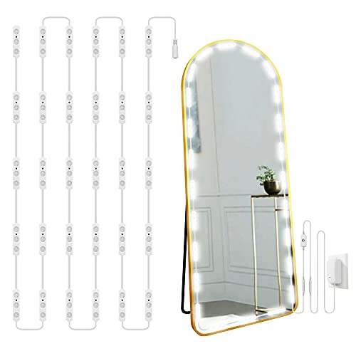 LPHUMEX Hollywood Glam Dimmable 14ft LED Vanity Lights Kit