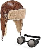 Contenu de l'emballage : chapeau en fausse fourrure + lunettes.