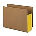SMEAD ETT1525EY End Tab Pocket, Redrope, 3 1/2" Expansion, 12 3/4" x 9 1/2", Yellow Tyvek Gusset (Pack of 10)