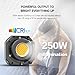 Colbor CL220R 220W RGB LED Video Light,2700K-6500K COB Light with Bowens Mounts for Film Photography,Supports Matrix Control System Built-in 13 Light Effects