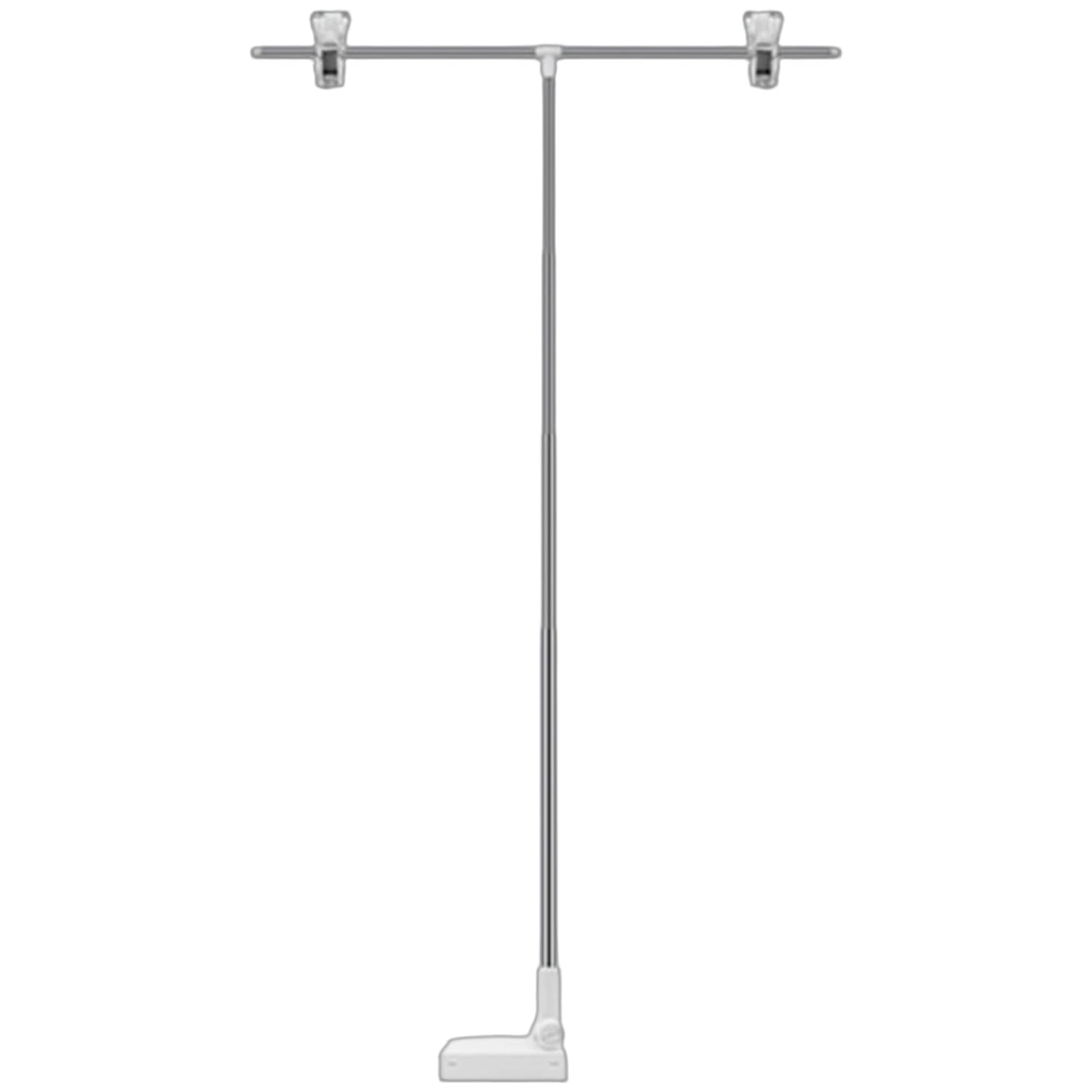 Soporte retráctil de metal para carteles con clip, soporte de exhibición publicitario para carteles, pancartas y promociones, perfecto para minoristas y ferias comerciales