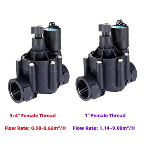 Válvula solenoide de riego de 1 pulgada normalmente cerrada 24V 3