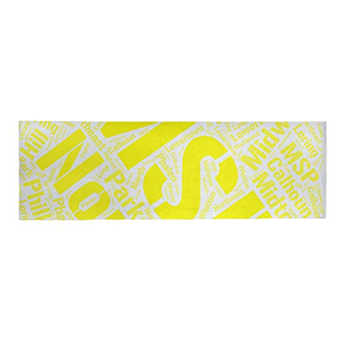 ArtVerse Rand Cites Minneapolis–Saint Paul, Minnesota Districts Word Art-Yellow Lunch Bag