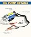 UBOG Oil Pump,Oil Extractor Pump,Car Accessories Electric Transfer Pump,12V 100W Electric Oil Extractor Pump,Self-Priming Electric Oil Pump,Car Oil Extractor,Fit for Car Boat Engine Oil Transfer