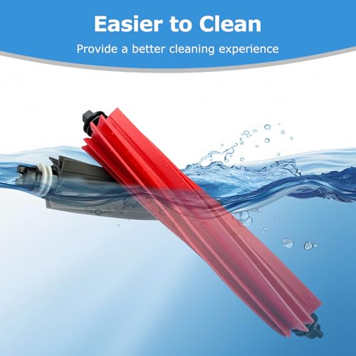 Image of 17 Pcs Replacement Accessories Fit for Roborock Q8 Max /Q8 Max+, Q5 Pro /Q5 Pro+,Q5 Max+,Q5 DuoRoller+ Robot Vacuum,1 Main Brush,6 Side Brushes,4 Filters,4 Bags,2 Tools