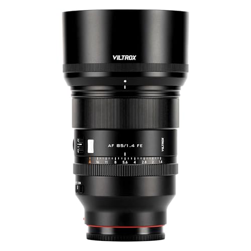 Image of VILTROX 85mm F1.4 Pro FE Full Frame Lens Auto Focus Large Aperture Prime Portrait Lens with Hyper VCM Motor Compatible with Sony E-Mount Cameras a7c a7RII a7RIII a7RIV a7SIII a9 FX3 A1 A93 ZVE1