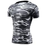 [Sillictor] コンプレッショントップス メンズ 半袖 スポーツインナー アンダー シャツ コンプレッション ウェア tシャツ