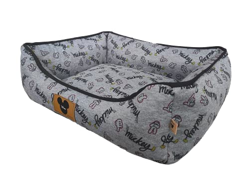 Fábrica Pet Cama Disney Polegar Mickey - P, Cinza