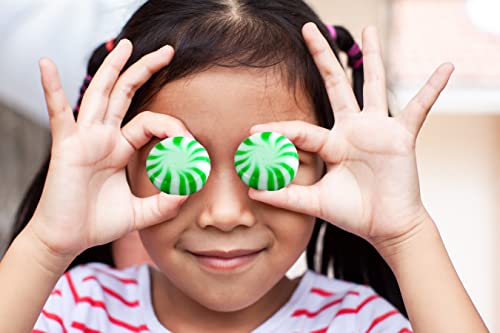 Spearmint Candy Bulk Hard Mints 3Lbs Individually Wrapped Bulk Spearmint Candies #TOP2