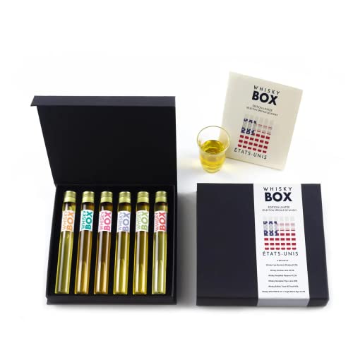 Whisky Box - Coffret Dégustation de 6 Whiskys Américains Authentiques