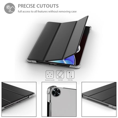 Image of ProElite Case Cover for Realme Pad 2 11.5 inch Cover, Smart Flip Case Cover for Realme Pad 2 11.5 inch Translucent Back with Stylus Pen, Eiffel