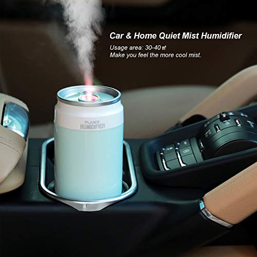 Kiaya Umidificador 202 ml Difusor Umidificador de Névoa com Luz Colorida Umidificador Silencioso Dif