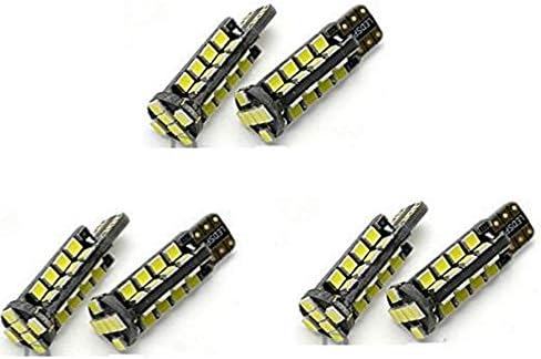 Best to Buy (6-Pack) Newest verstion High Bright Cool White Bulb T5 /T10 Wedge 5W 360Deg LEDs for Malibu Ca…