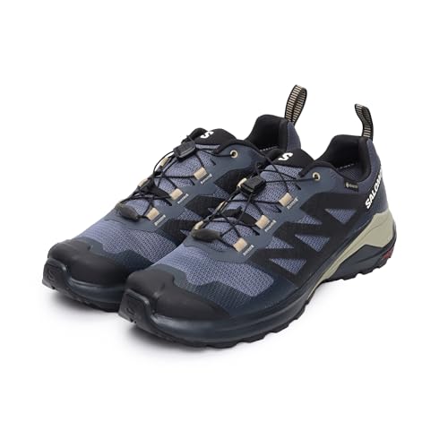SALOMON(サロモン) X-ADVENTURE GTX L47526000 トレイルハイキングシューズ メンズ 26.5cm ブラック×スレートグリーン