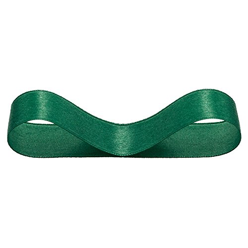 片面サテンリボン ダークグリーン 19mm幅X20m巻 1939R