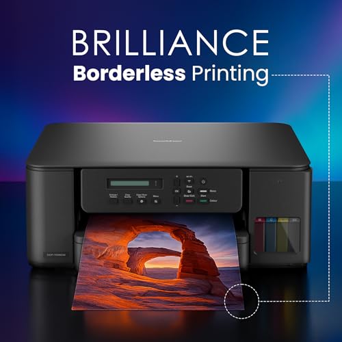 Brother Ink Tank DCP-T535DW New Launch (Print Scan Copy) WiFi Auto Duplex Printer, 128MB Memory, Print Pages Upto 15K in Black & 5K in Color Each (CMY) Get an Extra Black Ink Bottle, Free Installation - Image 4