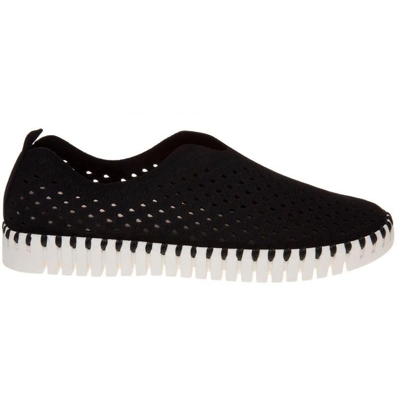 Womens Tulip Slip-On Shoes Black 4 UK