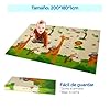 Edibaby, Alfombra Bebe, 200 x 180 cm, 1 ó 1.5 cm Grosor, Diseño Infantil, Acolchada de XPE, Reversible y Plegable, Tapete Actividades, Colchoneta para Niños (Jungle Edition, Grosor - 1 cm) #4