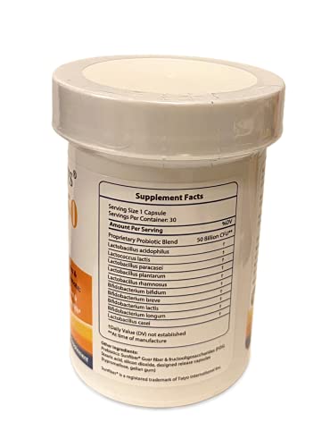 Floratummys 50 High Potency Adult Probiotic, 50 Billion Cfu, Prebiotics, Dairy Free, Gluten Free Probiotic, Non-Gmo, Sugar-Free, Made In Usa #TOP1