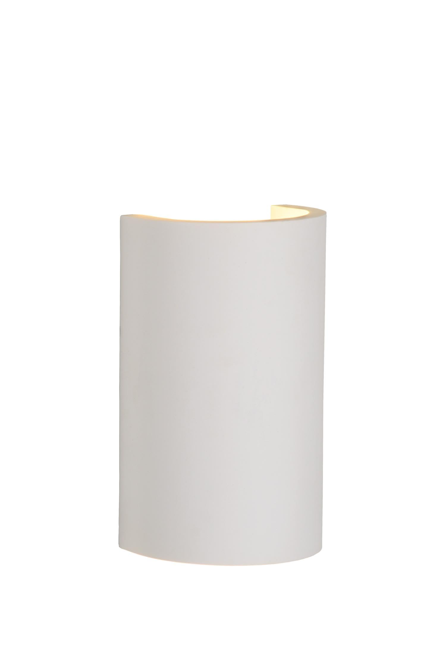 Lucide White Gipsy - Wall Light - 1Xg9