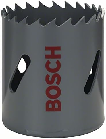 Bosch Professional 1x Hole Saw HSS Bi-metal for standard adapter (for various materials diameter 46 mm, Accessory Rotary Drill)