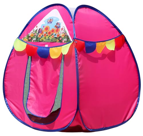 Image of Homecute Igloo Type Foldable Popup Small Size Kid's Toys Play Tent House for Indoor & Outdoor, Suitable for 1 Year to 6 Years (Small Size Pink)