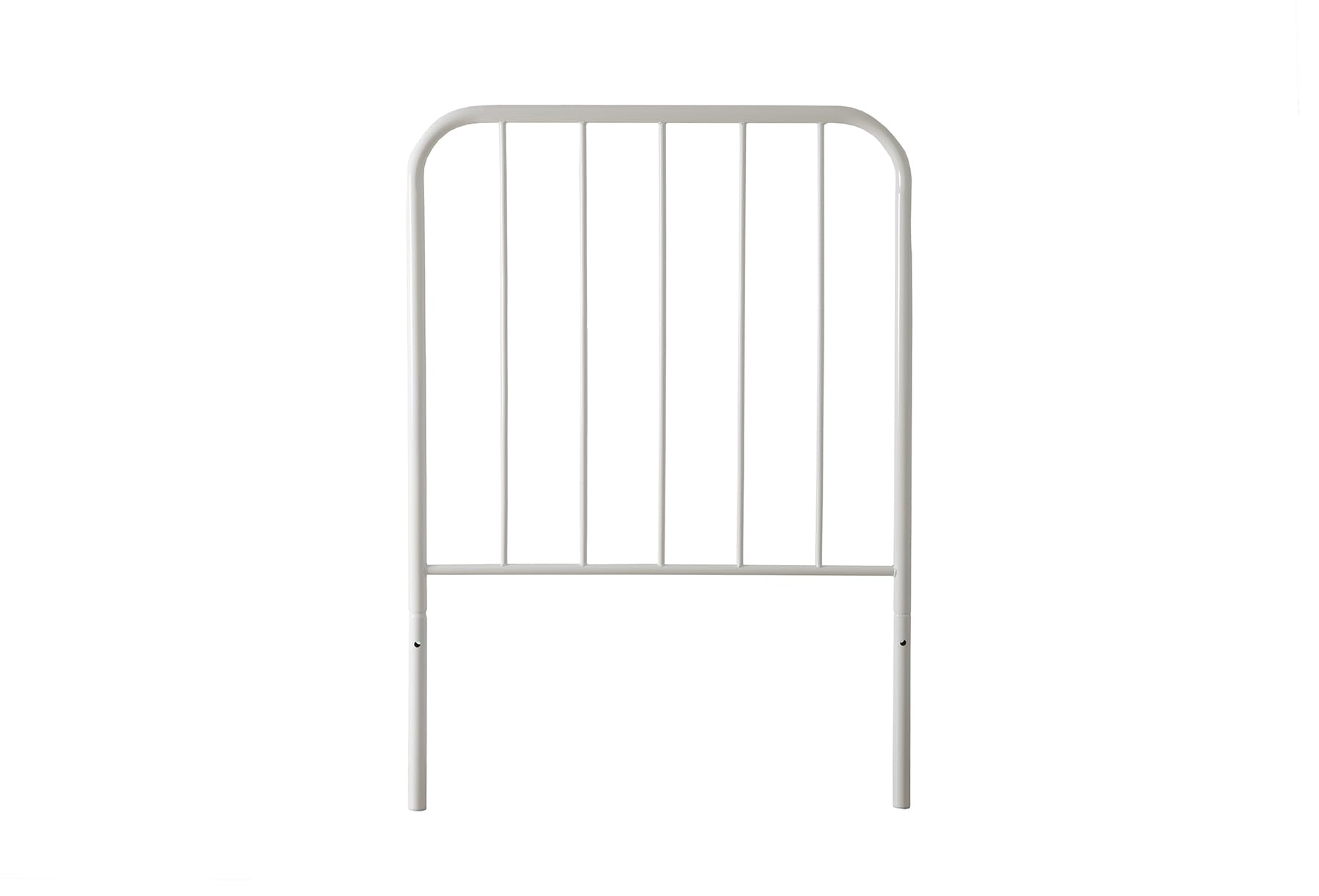 Cabecero Forja Cama Domi, Cabecero 105 cm, Camas de Matrimonio y Juvenil, Cabezal para Cama, Hierro con Tubo de 30 mm, Altura Máxima 125 cm, Color Blanco