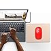 immagine 1SourceTon - Tappetino per mouse in alluminio, 2 pezzi, colore: oro e grigio