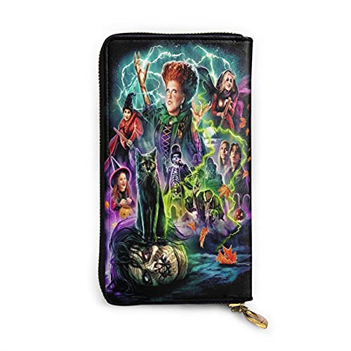 CYOIDAI IFJIGLAKW Classic Leather Moneybag Personalized Zip Leather Wallet Long Clutch Purse Coin Pocket