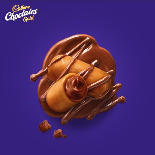 Image of Cadbury Choclairs Gold Candy, 347.2 g (62 Candies) (Pack of 3)