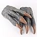Hellery 2 PCS Tyrannosaurus Gants De Marionnettes À Main Dinosaure Conception Griffes Gants Jouets Gris