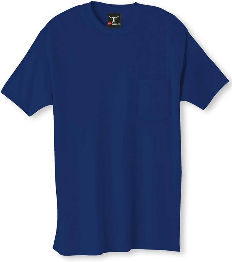 Hanes 5190P Adult 6.1 oz. Beefy-T with Pocket 3X-Large Deep Royal