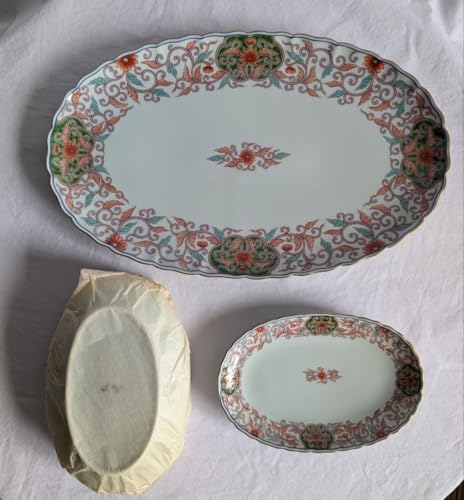 Arita Ware Oval Plate Set