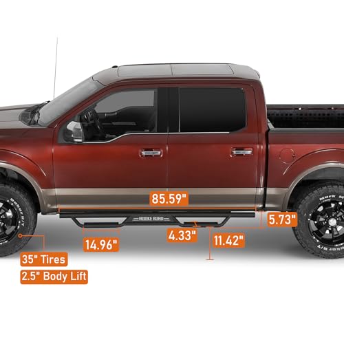 Barras laterales Hooke Road para Ford F150 2015-2026 miniatura 5