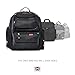 Bag Nation Extra Large Diaper Bag Backpack for Twins or 2 Kids | Unisex 3 in 1 with Stroller Straps | Holds All Your Baby’s Essentials (Black)