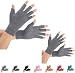 Brace Master 2 Pairs Compression Arthritis Gloves Support and Warmth for Hands, Finger Joint, Relieve Pain from RSI, Carpal Tunnel and Tendonitis for Women and Men (Gray, Medium)