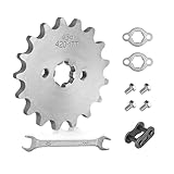 Moroxi 420 17T Motorcycle Front Engine Sprocket 17mm Compatible with 50cc 70cc 90cc 110cc 125cc 140cc 160cc Dirt Bike,Mini Bike, ATVs, Go Kart Sprocket