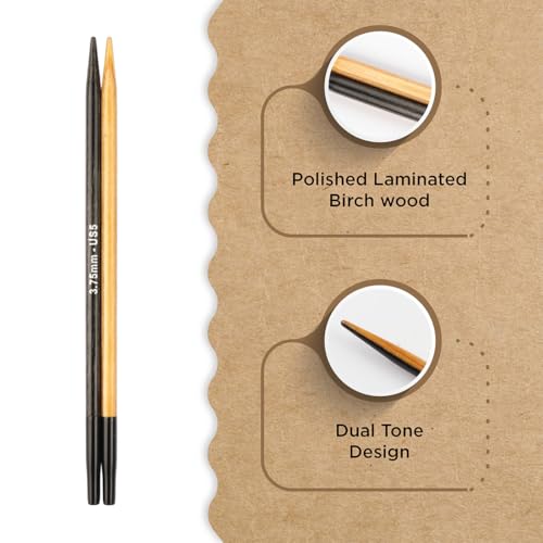 Image of Knitter's Pride Day & Nite Normal Interchangeable Circular Needles 5 inch inch (13cm) - US Size 5 (3.75mm)