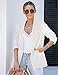 luvamia Women Casual Long Sleeve Lapel Oversized Work Blazer Boyfriend Jacket Brilliant White Blazers for Women Fashion White Suit Jacket and Blazers XX-Large Fits Size 20 / Size 22