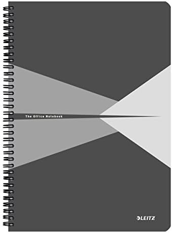 LEITZ OFFICE Notebook, A4 Format, Spiral Binding, PP Cover, 90 Sheets, Squares, Assorted Colors - 44950099 - Image 5