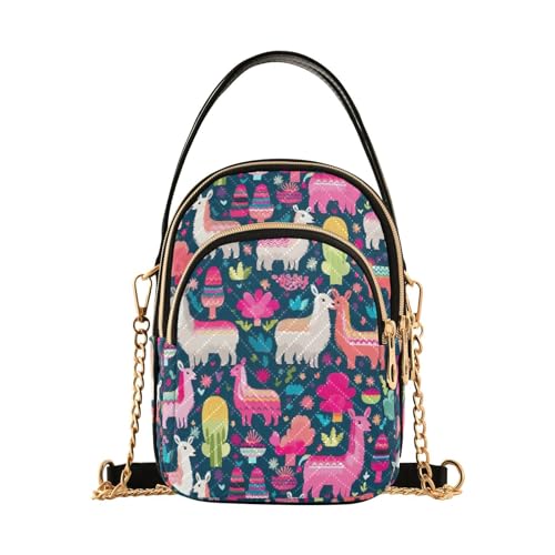 Alpaca Sheep Small Crossbody Bags for Women Adjustable Strap Purses Travel Handbags 20854262