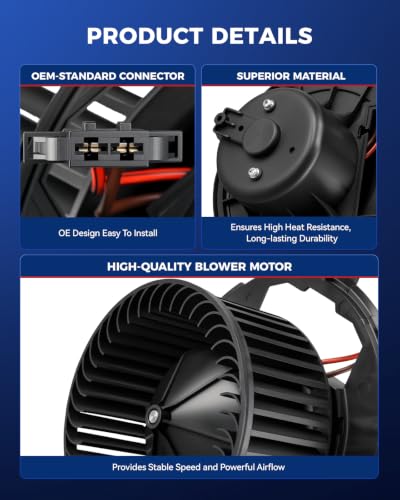 Image of KAX AC Blower Motor for Beetle /Passat 2012-2014, Beetle 2.0L Gas 2015-2018
